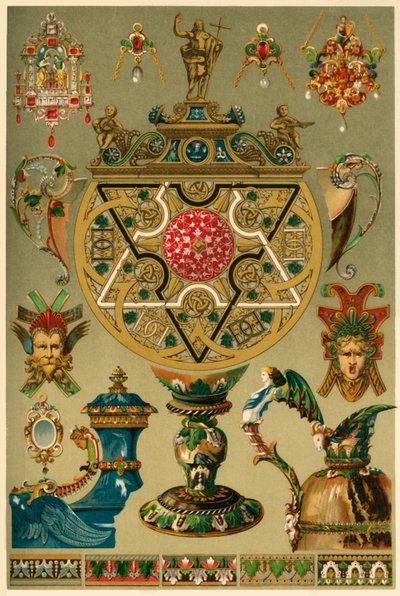 Italiensk renessanseverk i edle metaller og emalje, 1898. av Unbekannt