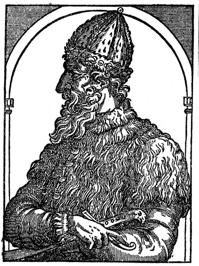 Ivan den grusomme, tsar av Russland, c1500-tallet av Unbekannt