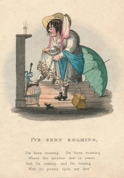 Ich bin umhergewandert, 1828 von Unbekannt