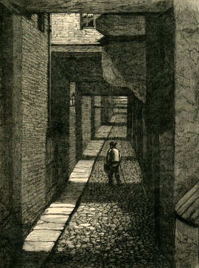 Ivy Bridge Lane, 1881. av Unbekannt