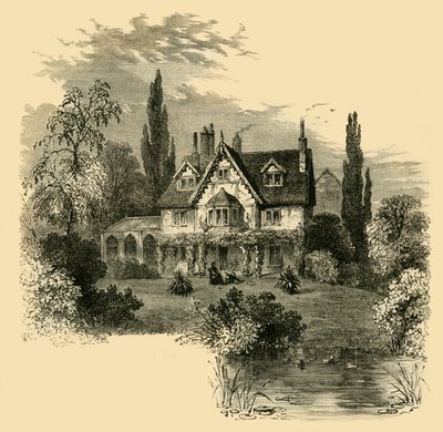 Ivy Cottage, Highgate, 1825, c1876. av Unbekannt