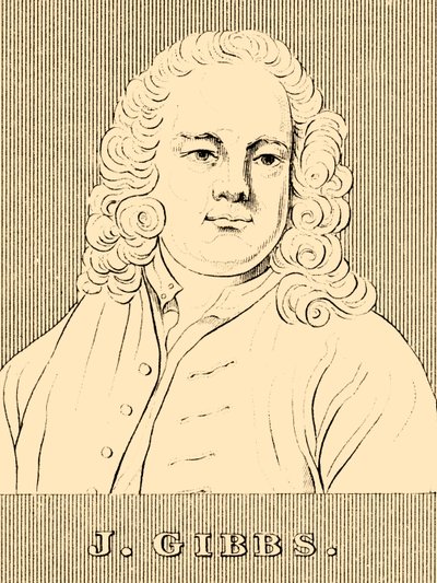J. Gibbs, 1682-1754, 1830. av Unbekannt
