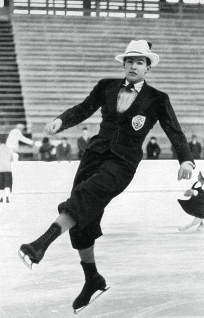 Jack Dunn , britisk kunstløper, vinter-OL, Garmisch-Partenkirchen, Tyskland, 1936 av Unbekannt