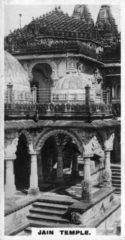 Jain-tempelet, Ahmedabad, India, c1925 av Unbekannt