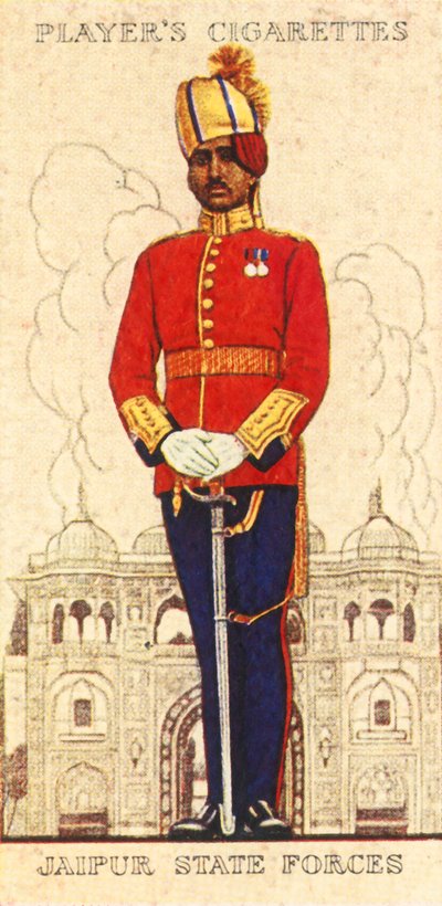 Jaipur statsstyrker, 1936. av Unbekannt