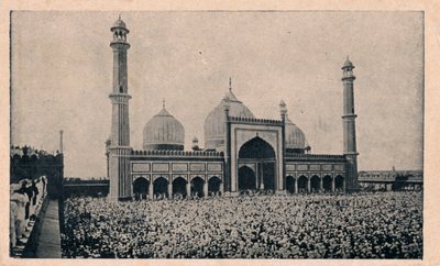 Jama Masjid, Delhi, ca 1900 av Unbekannt