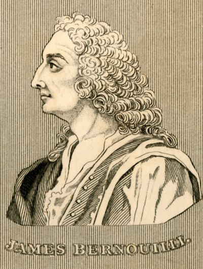James Bernouilli, 1654-1705, 1830. av Unbekannt