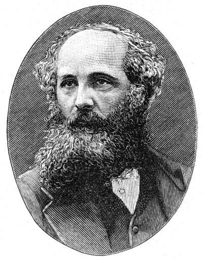 James Clerk Maxwell 1831-1879, skotsk teoretisk fysiker, [1896] av Unbekannt