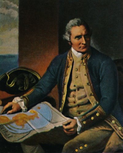 James Cook 1728-1779. - Gravering etter maleriet av Dance, 1934. av Unbekannt