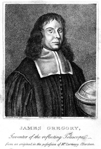 James Gregory , skotsk matematiker, ca 1670 av Unbekannt