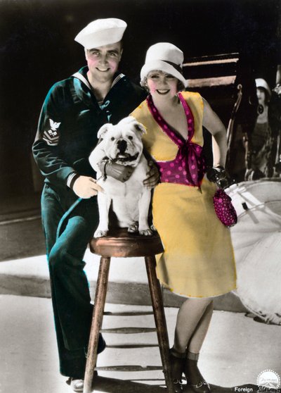 James Hall 1900-1940 og Clara Bow 1905-1965, amerikanske skuespillere, 1900-tallet av Unbekannt