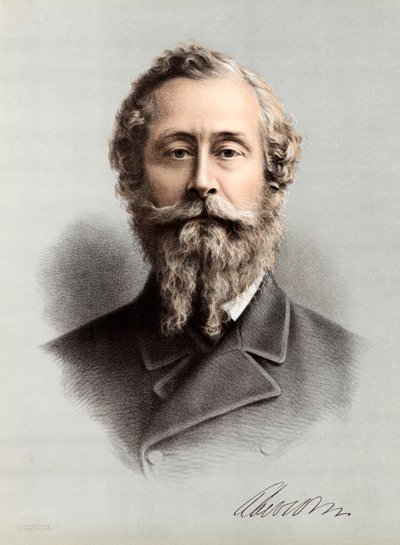 James Hamilton, 1. hertug av Abercorn 1811-1885, britisk hoffmann og statsmann, c1880 av Unbekannt