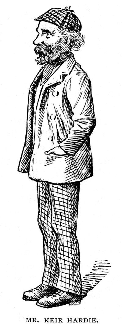 James Keir Hardie , skotskfødt britisk fagforeningsmann og Labour-politiker, 1903 av Unbekannt