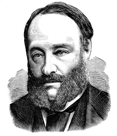 James Prescott Joule , engelsk fysiker, 1875 av Unbekannt