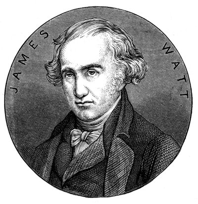 James Watt , skotsk ingeniør og oppfinner, 1876 av Unbekannt
