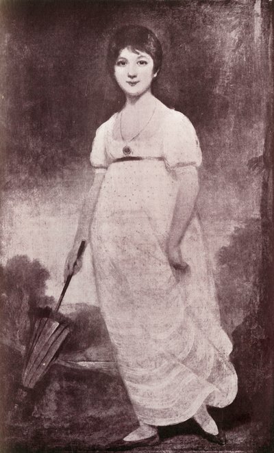 Jane Austen, c1789, 1919 av Unbekannt