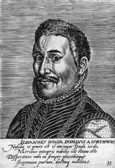 Janus Dousa 1545-1604, nederlandsk statsmann, historiker, poet og filolog av Unbekannt