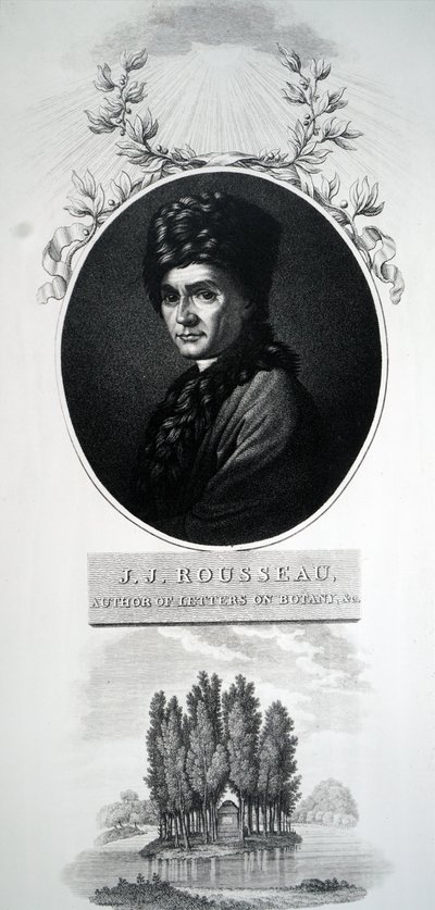 Jean-Jacques Rousseau. av Unbekannt