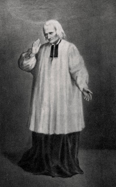 Jean-Marie Vianney, Cure dArs, fransk prest, 1858 av Unbekannt