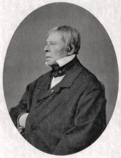 Jean Auguste Dominique Ingres, fransk nyklassisistisk kunstner, 1841 av Unbekannt