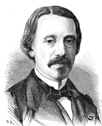 Jean Bernard Leon Foucault 1819-1868, French physicist, 19th century av Unbekannt