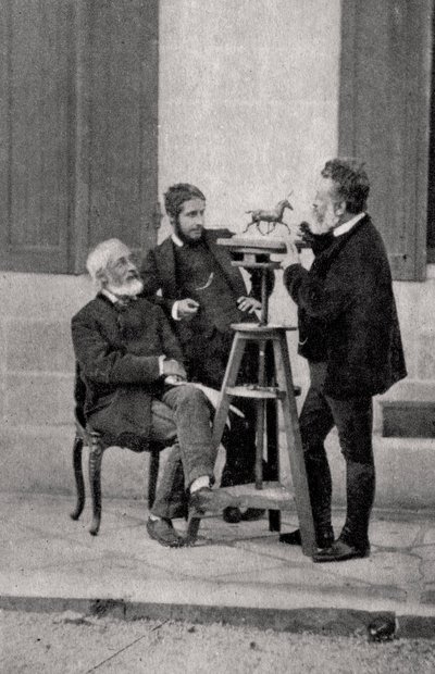 Jean Louis Ernest Meissonnier , fransk maler og skulptør, 1880 av Unbekannt