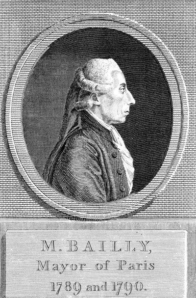 Jean Sylvain Bailly 1736-1793, fransk astronom, forfatter og politiker av Unbekannt