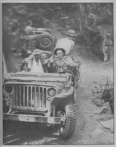 Jeep-turned-ambulanse, 1943-44 av Unbekannt