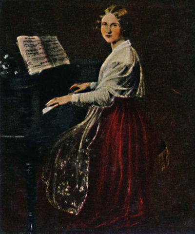 Jenny Lind 1820-1887. - Maleri av Asher, 1934. av Unbekannt