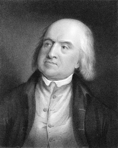 Jeremy Bentham , engelsk sosial reformator og filosof av Unbekannt