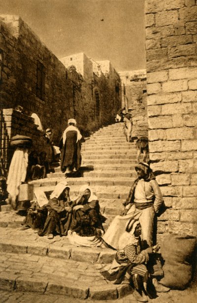 Jerusalem – A Street, c1918-c1939. av Unbekannt
