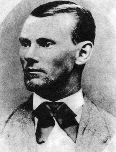 Jesse James, amerikansk fredløs, c1869-1882 1954 av Unbekannt