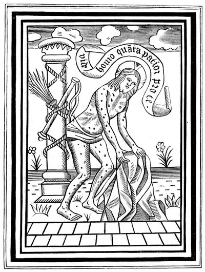 Jesus Kristus etter hans flagellasjon, c1400-tallet, 1870 av Unbekannt