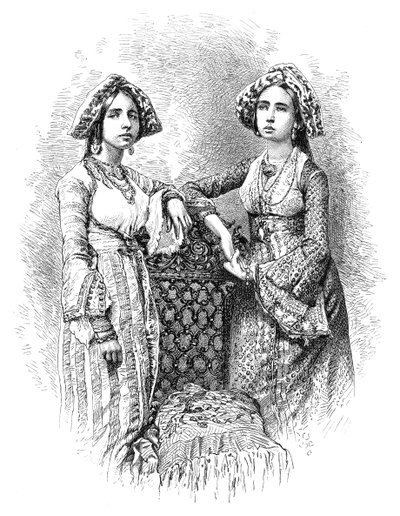 Jødiske kvinner i Kochi, India, 1895 av Unbekannt