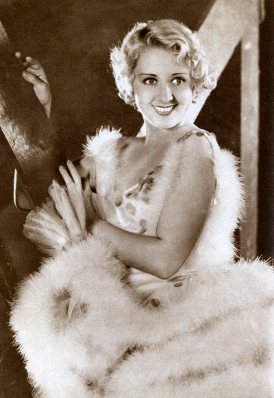 Joan Blondell , amerikansk skuespillerinne, 1933 av Unbekannt