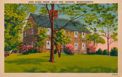 John Alden House, Duxbury, Massachusetts, ca 1940-tallet av Unbekannt
