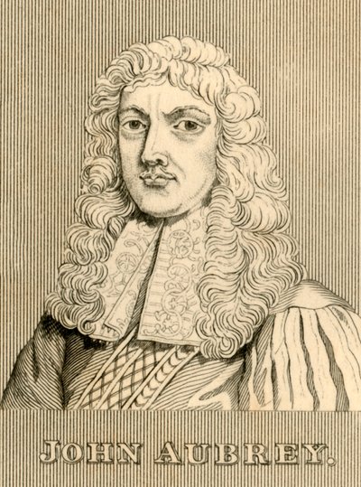 John Aubrey, 1626-1697, 1830. av Unbekannt