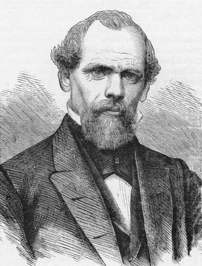 John Augustus Roebling , amerikansk sivilingeniør, 1874 av Unbekannt