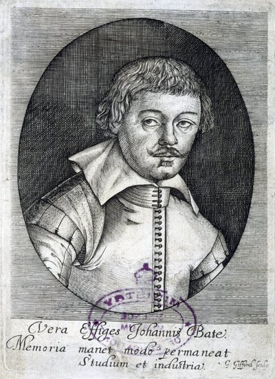 John Bate, engelsk forfatter, ca 1635 av Unbekannt