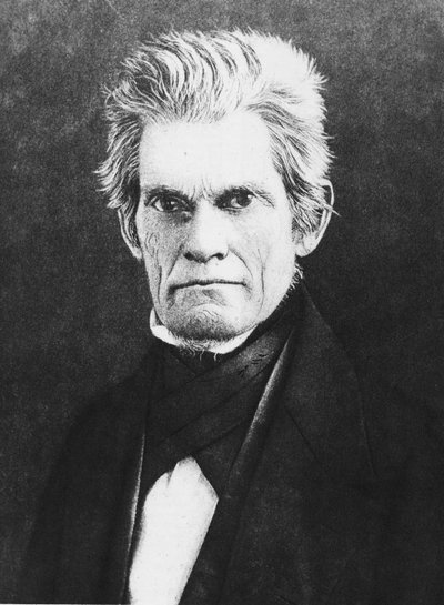 John Caldwell Calhoun , amerikansk statsmann, 1800-tallet av Unbekannt