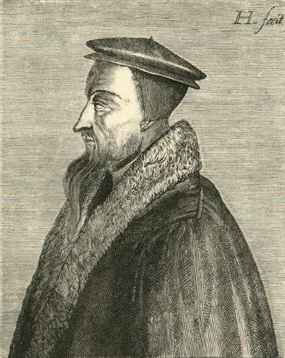 John Calvin, c1540-1560, 1890. av Unbekannt