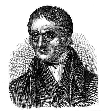 John Dalton, engelsk kjemiker, 1881 av Unbekannt