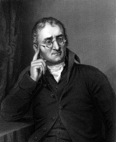John Dalton, engelsk kjemiker, c1860 av Unbekannt