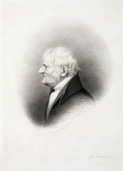 John Dalton , engelsk kjemiker, tidlig på 1800-tallet av Unbekannt