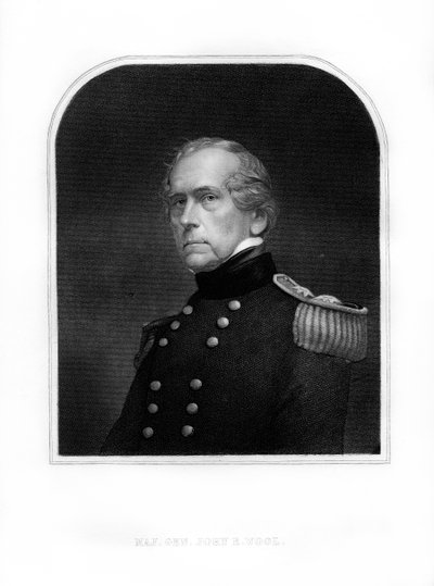 John Ellis Wool, offiser i den amerikanske hæren, 1872 av Unbekannt