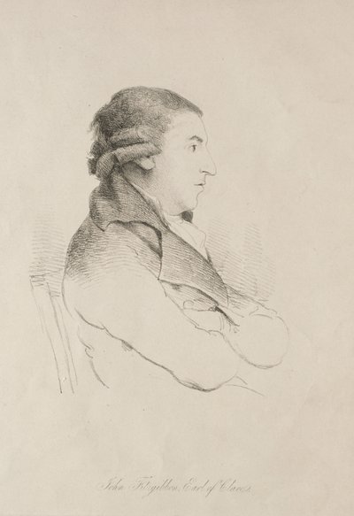 John Fitzgibbon, jarl av Clare, tidlig på 1800-tallet. av Unbekannt