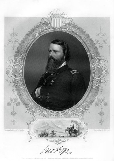 John Pope, unionsgeneral i den amerikanske borgerkrigen, 1862-1867 av Unbekannt