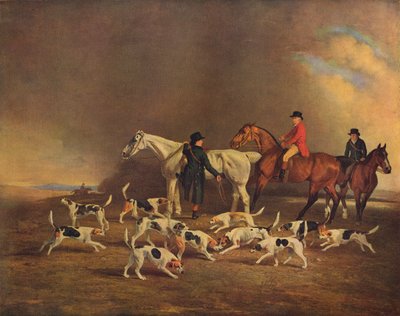 John Powlett and his Hounds, fra 1700- til 1800-tallet, 1929 av Unbekannt