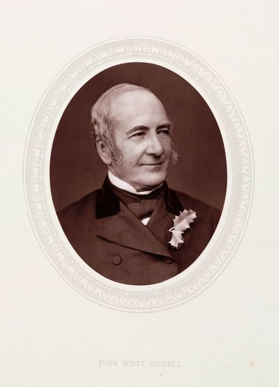 John Scott Russell , skotsk sivilingeniør og marinearkitekt, ca 1870-tallet av Unbekannt