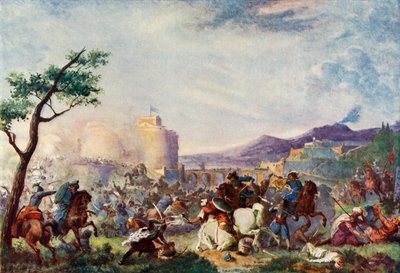 John Sobieski ved relieffet i Wien, 1683, c1915. av Unbekannt